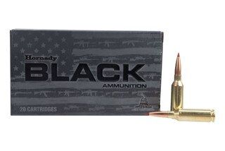 Hornady Black 22 ARC 75gr ELD Match Ammo is designed with heat shield tips